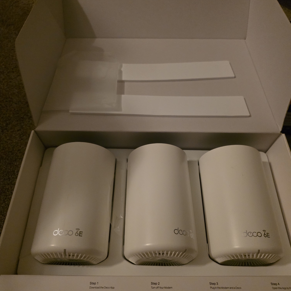 TP-Link Deco XE75 3-Pack WiFi 6E System - White